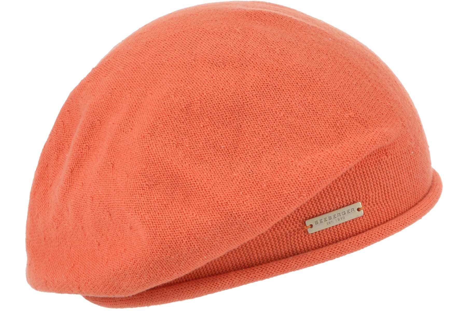 Seeberger Baskenmütze 100% Baumwoll Baske mit günstig online kaufen