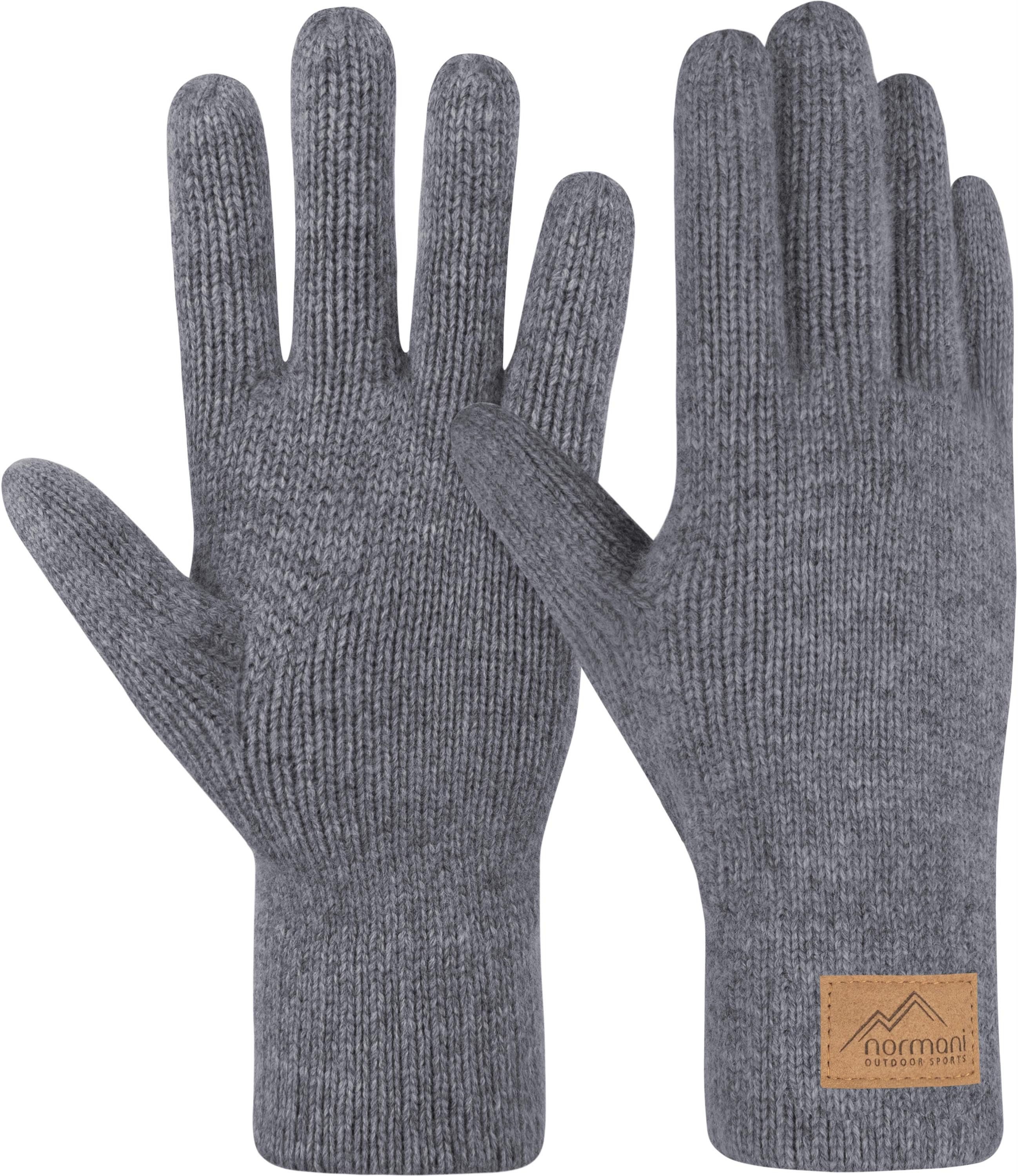 normani Skihandschuhe Herren Merino Strick-Fingerhandschuhe Malak Unisex Winterhandschuhe Merinohandschuhe Thermohandschuhe