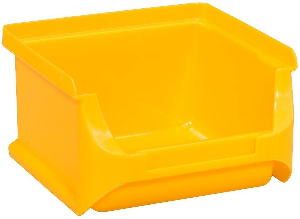 Aufbewahrungsbox Sichtlagerbox ProfiPlus Gr. 1 BxTxH 10x10x6cm gelb