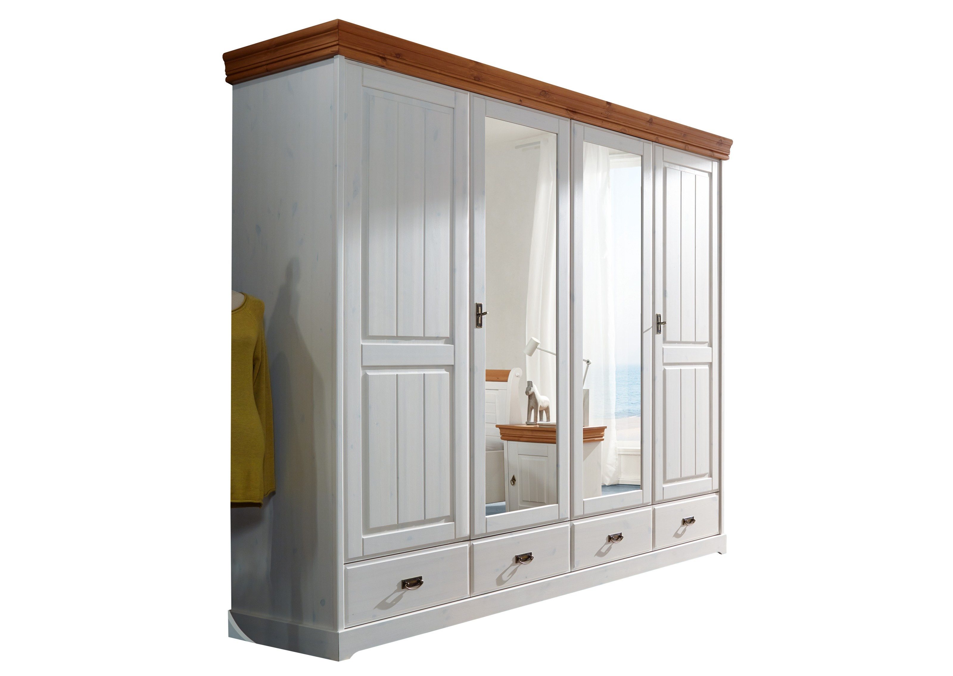 G+K Möbelvertriebs GmbH Kleiderschrank 255 x 217 x 62 cm (B/H/T)