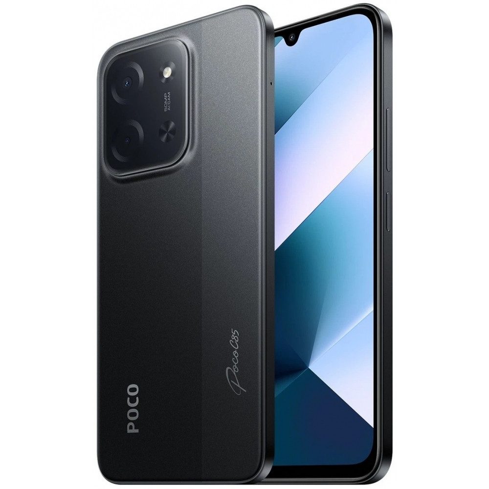 Xiaomi Poco C85 128 GB / 6 GB - Smartphone - black Smartphone (6,9 Zoll, 128 GB Speicherplatz)