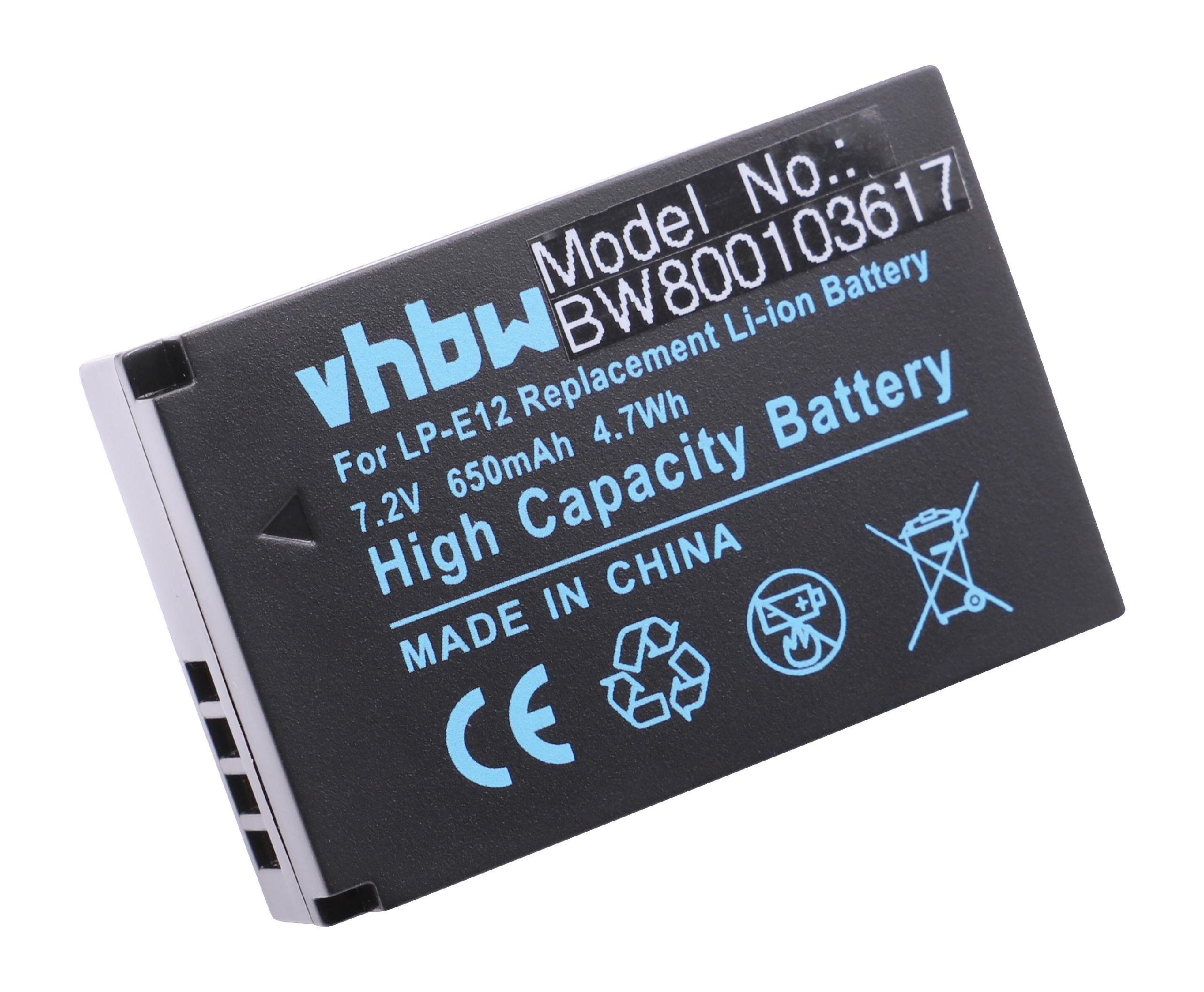 ᐅ vhbw passend für Canon EOS M, M100, M50, M200, M50 Mark II, 100D ...