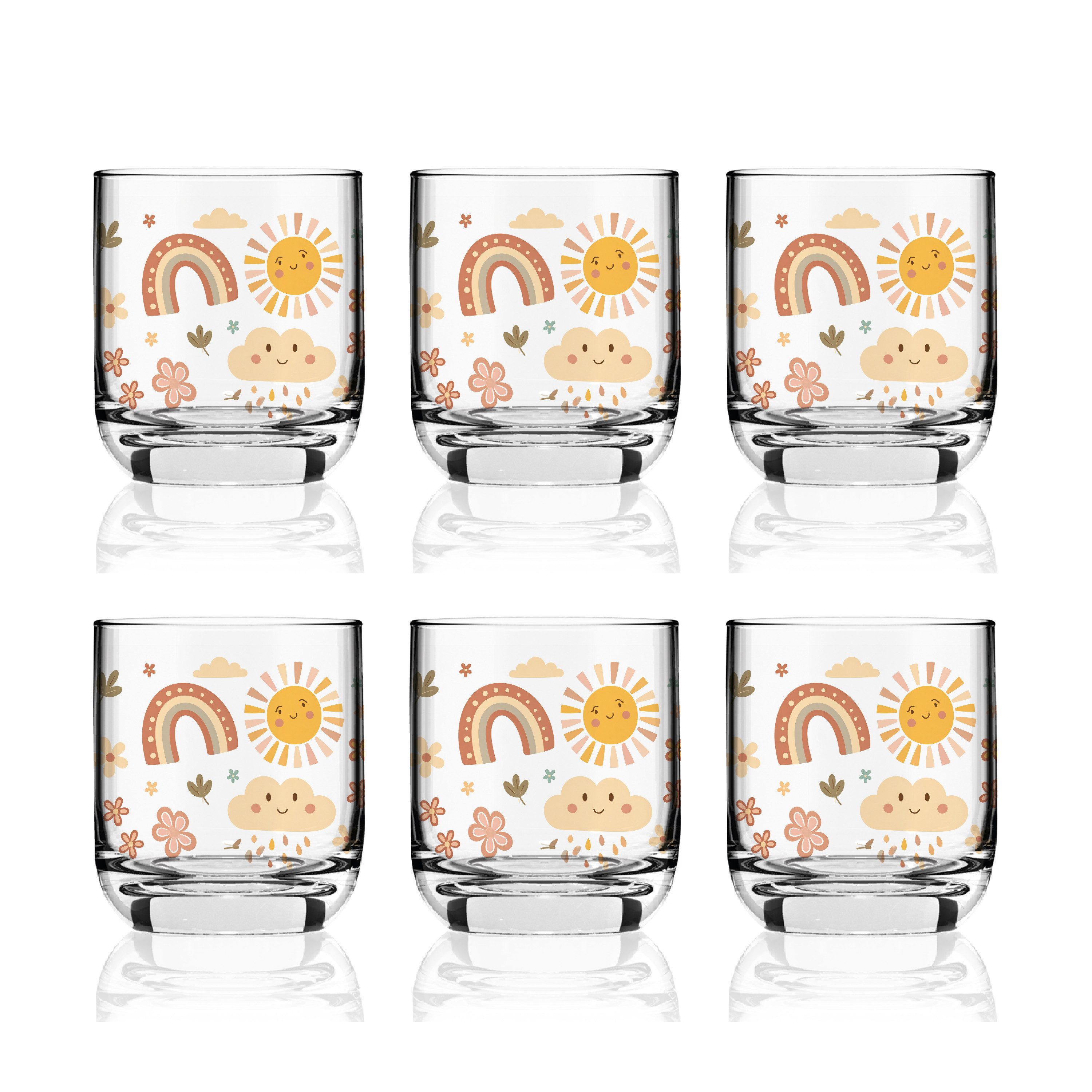 SAHM Gläser-Set Fairy World Kindergläser Set 6 tlg 230ml