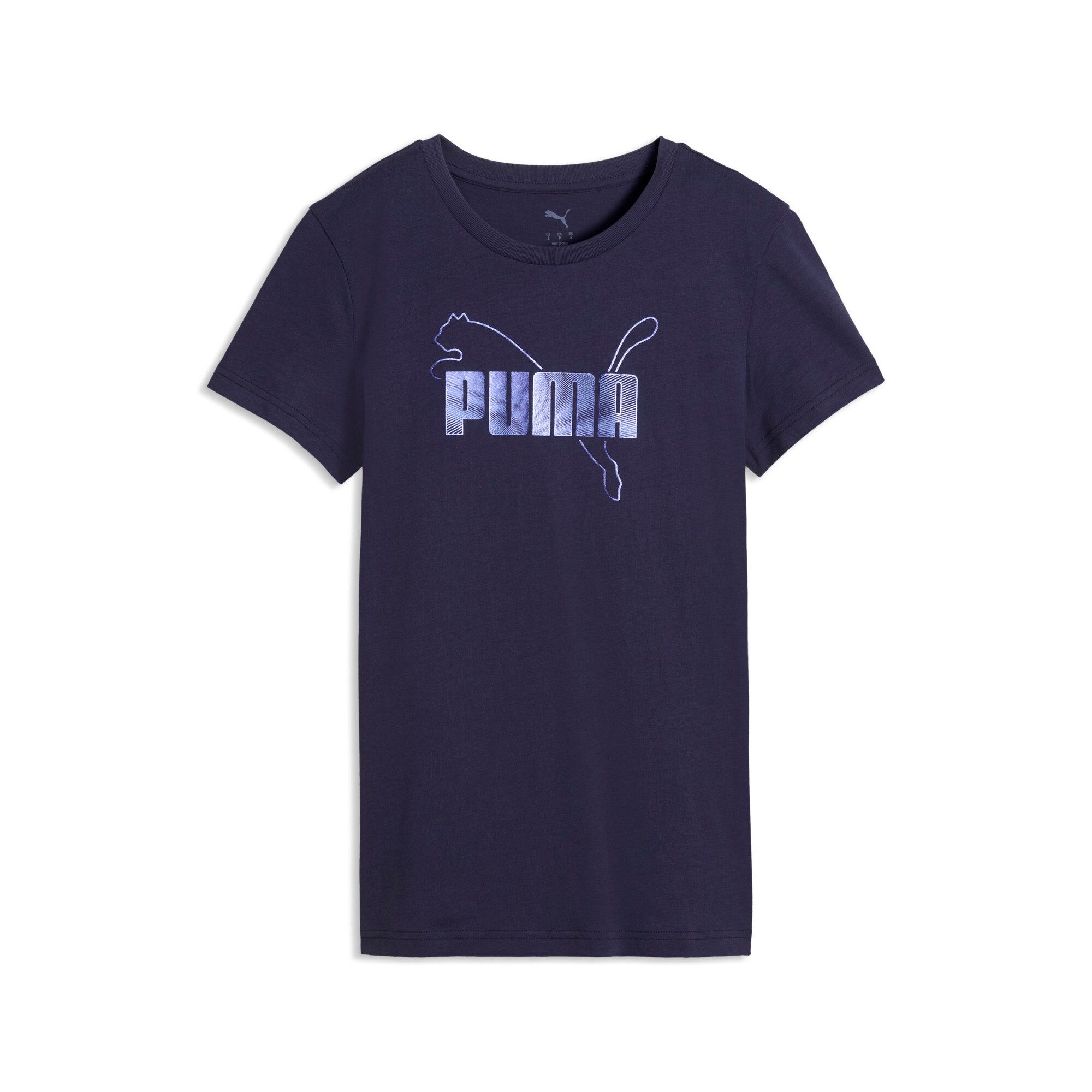 PUMA T-Shirt ESS LOGO LAB METALLIC TEE Regular Fit, mit Rundhalsausschnitt, günstig online kaufen