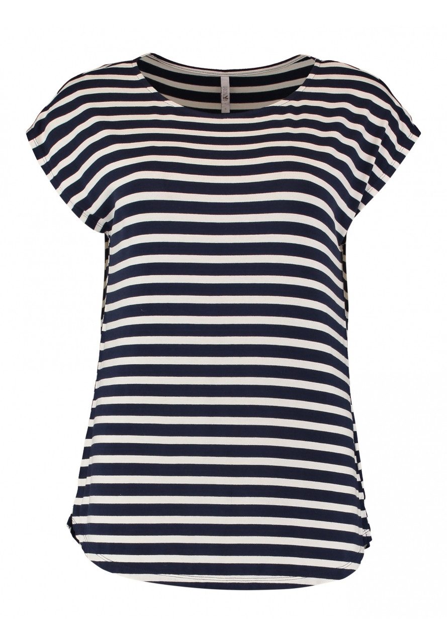 HaILY’S T-Shirt SS V TP Em44ma - stripe maritime Streifen