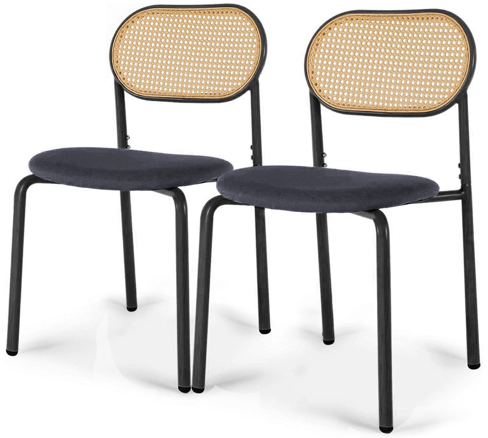 FUROKOY Esszimmerstuhl Rattanstuhl Stühle für das günstig online kaufen