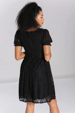 Hell Bunny A-Linien-Kleid Mortem Mini Dress Retro Vintage Spitze Lace Dress
