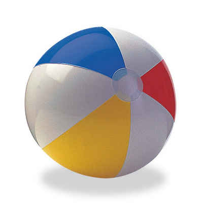 Punkte und Blumen Beach Ball Ball aufblasbar 61 cm Wasserball neu 