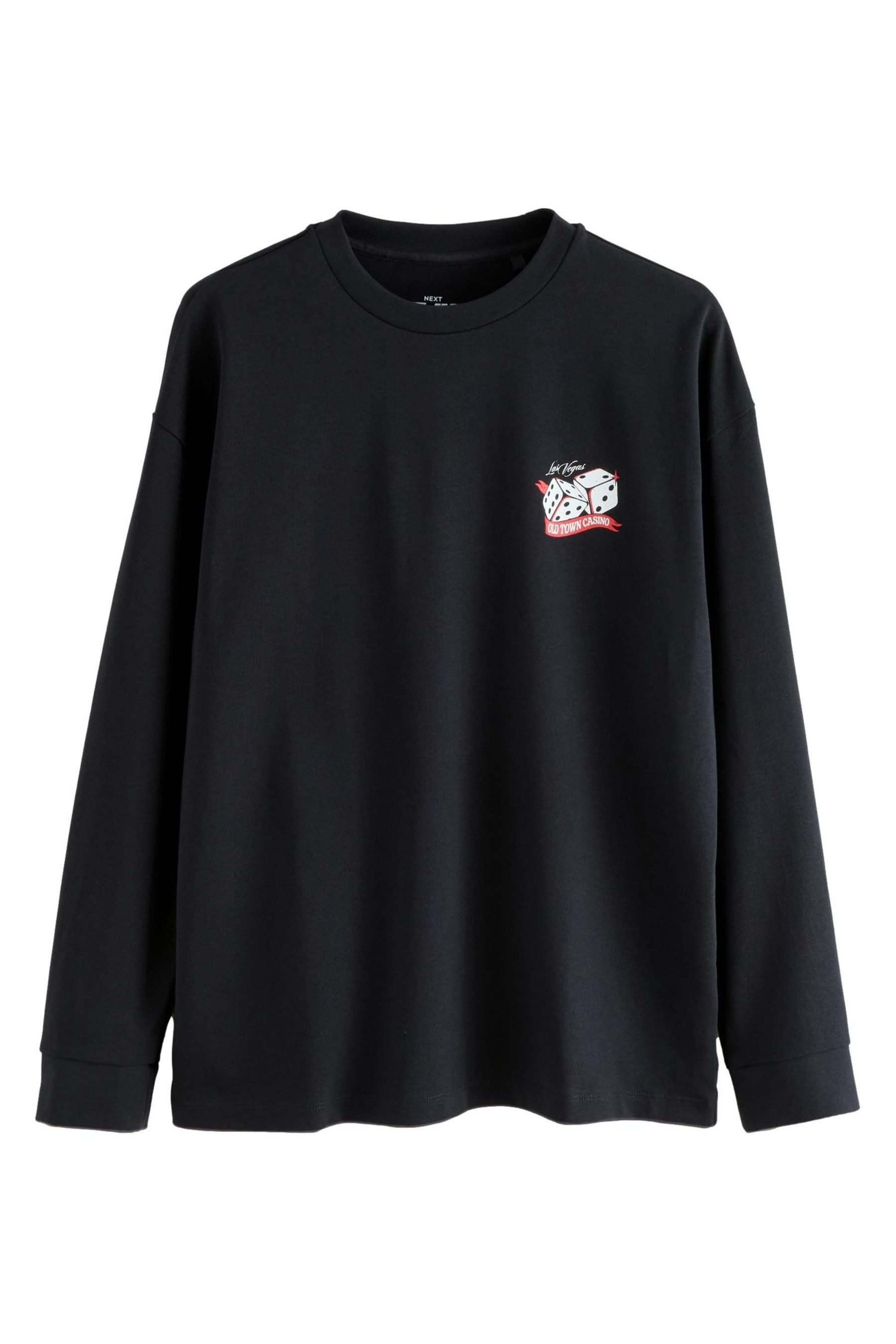 Next Langarmshirt EDIT Langärmeliges Grafik-T-Shirt (1-tlg) günstig online kaufen