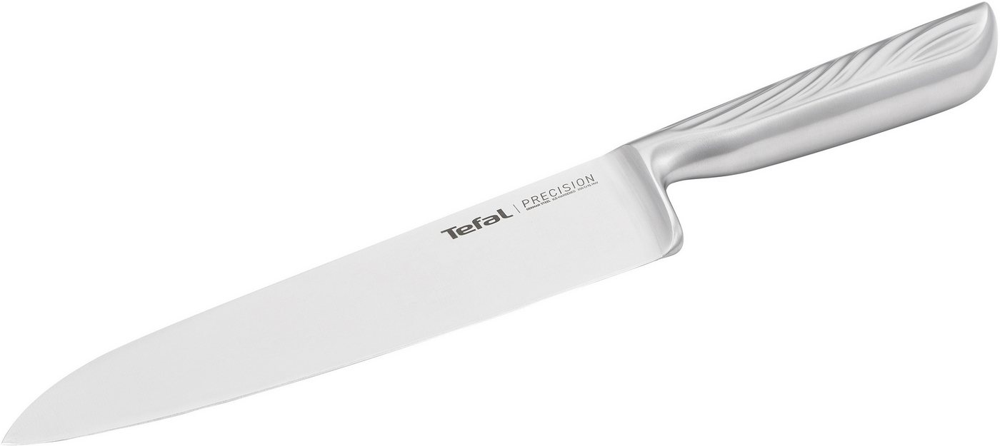 Tefal Kochmesser Precision, 20 cm, 22°-Klingenwinkel, Eishärtungstechnologie, Wellenmuster