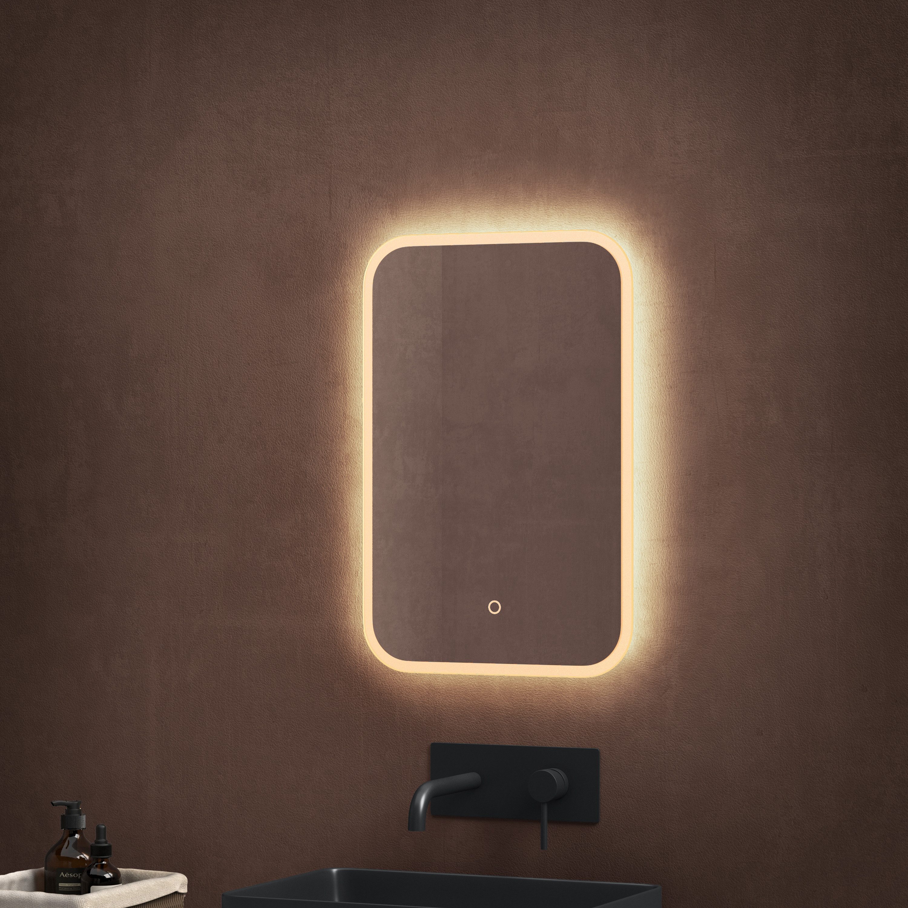 doporro Badspiegel Dimmen Wandspiegel Beschlagfrei Touchbedienung Badspiege günstig online kaufen