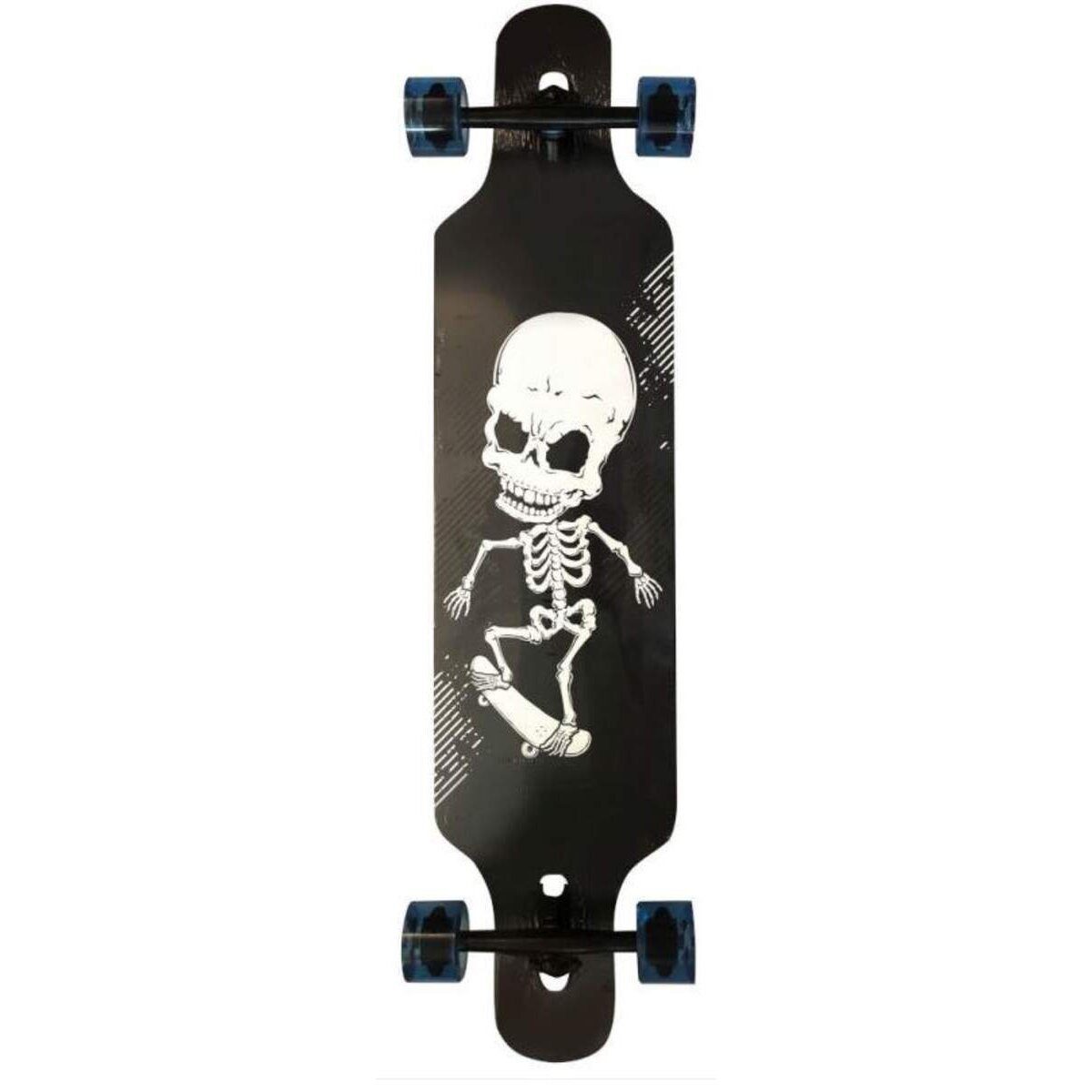Longboard New Sports Longboard Skull / Skelett, 104 cm, ABEC 9
