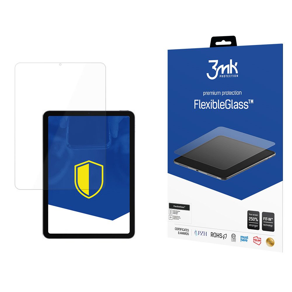 3MK Tablett Panzerglas Displayschutz, Hybridglas, (Spar-Set, 1-tlg), antibakteriell, 250% verstärkt, 7H kratzfest, oleophob