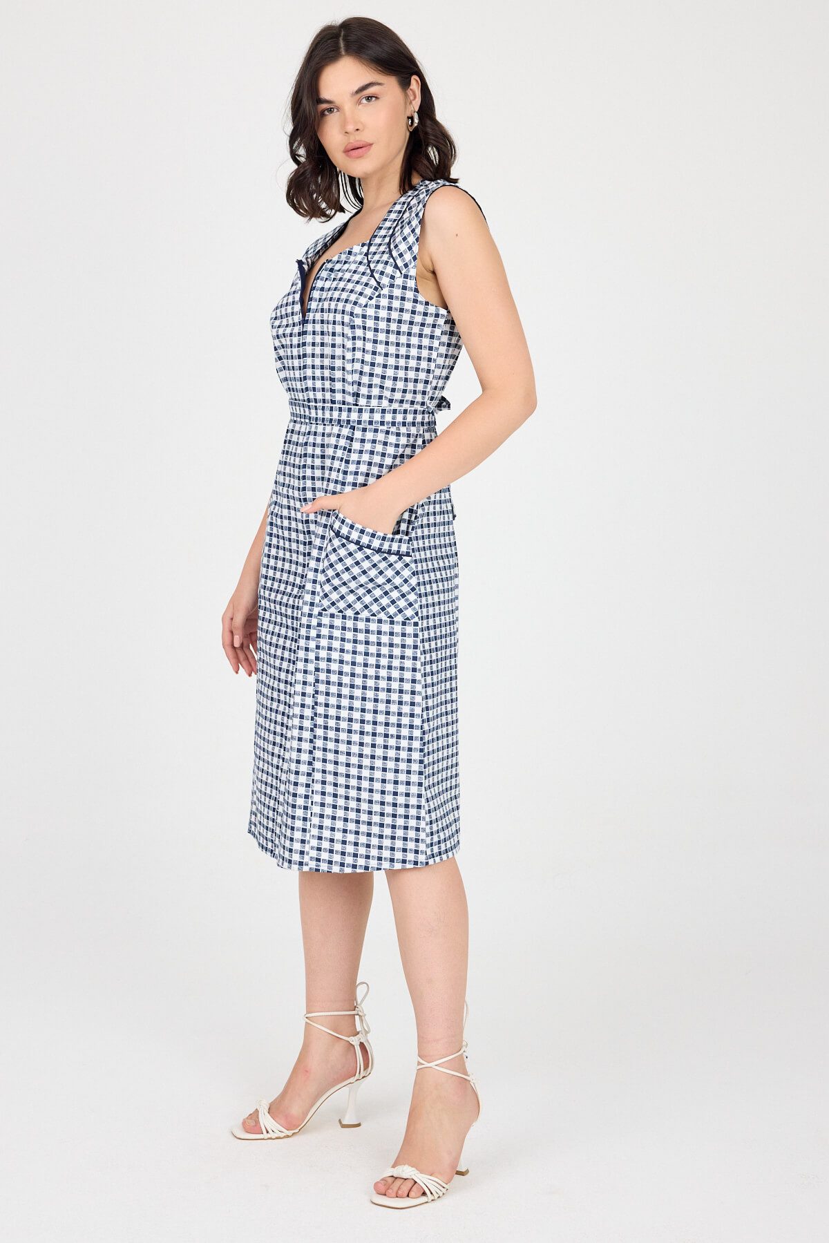 Phistan Tunikakleid Arbeitskittel mit Reißverschluss günstig online kaufen