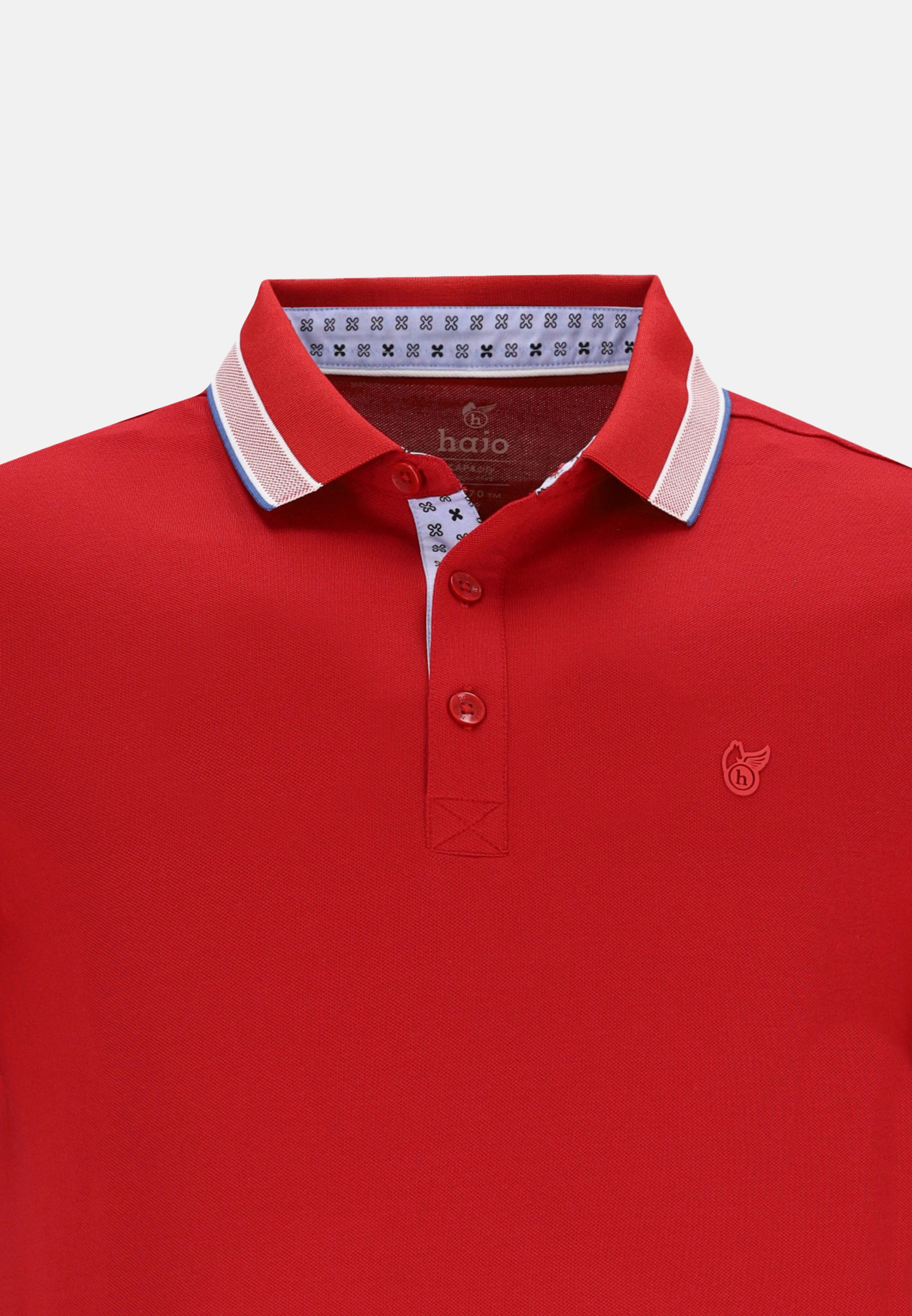Hajo Poloshirt 2er Pack Pique (Spar-Set, 2-tlg) Poloshirt - Baumwolle - Atmungsaktiv - Strickbündchen am Armabschluss – Bild 2 von 3