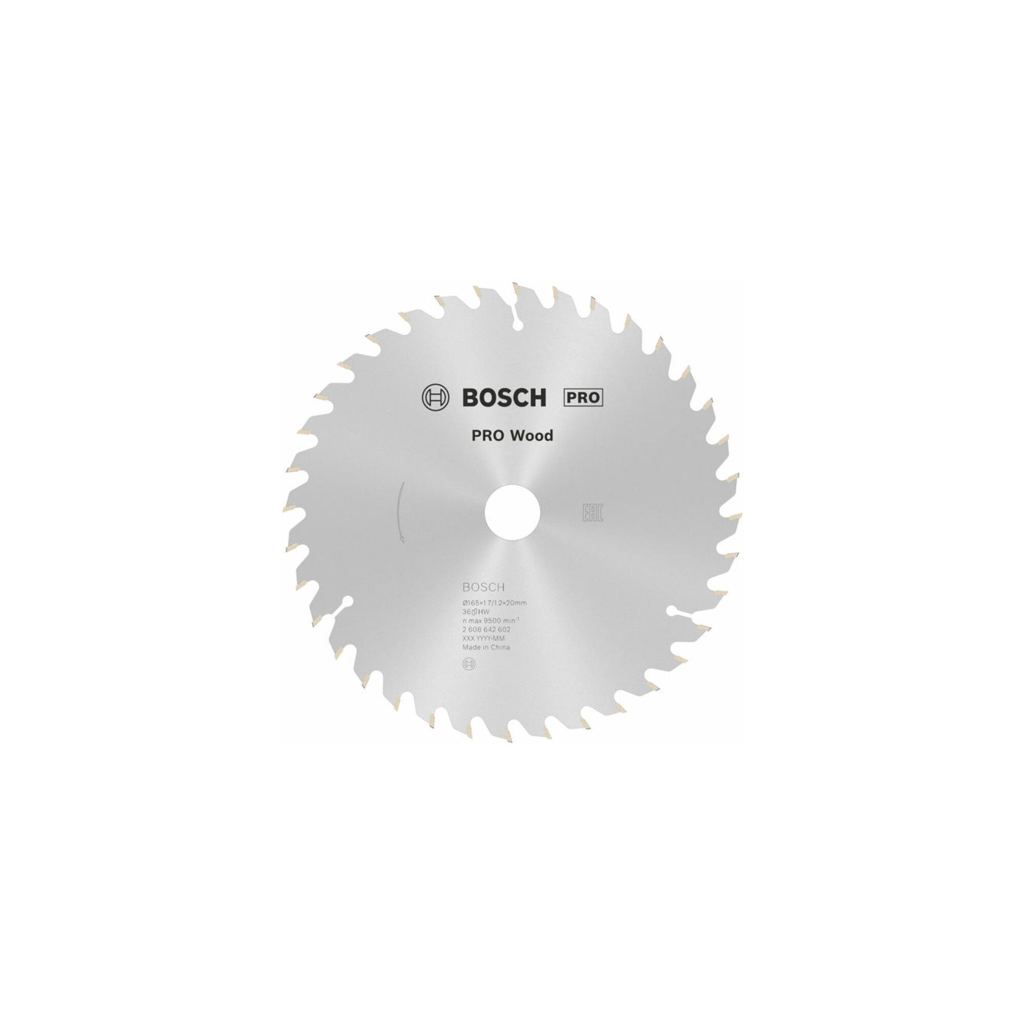 Bosch Professional Kreissägeblatt Bosch Kreissägeblatt Optiline Wood für Handkreissägen 165 x 20/16 x 1