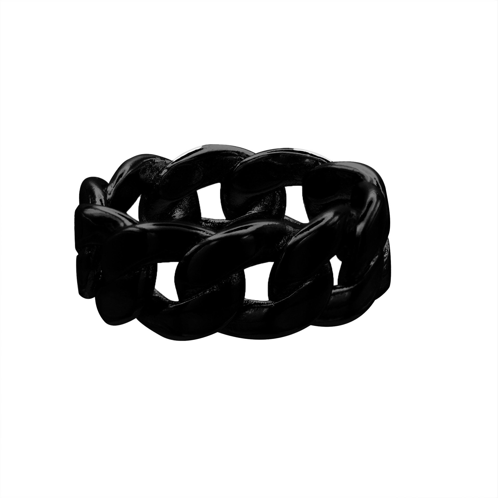 Heideman Fingerring Arbor schwarz farben (Ring, 1-tlg., inkl. Geschenkverpackung), moderner Ring für Männer