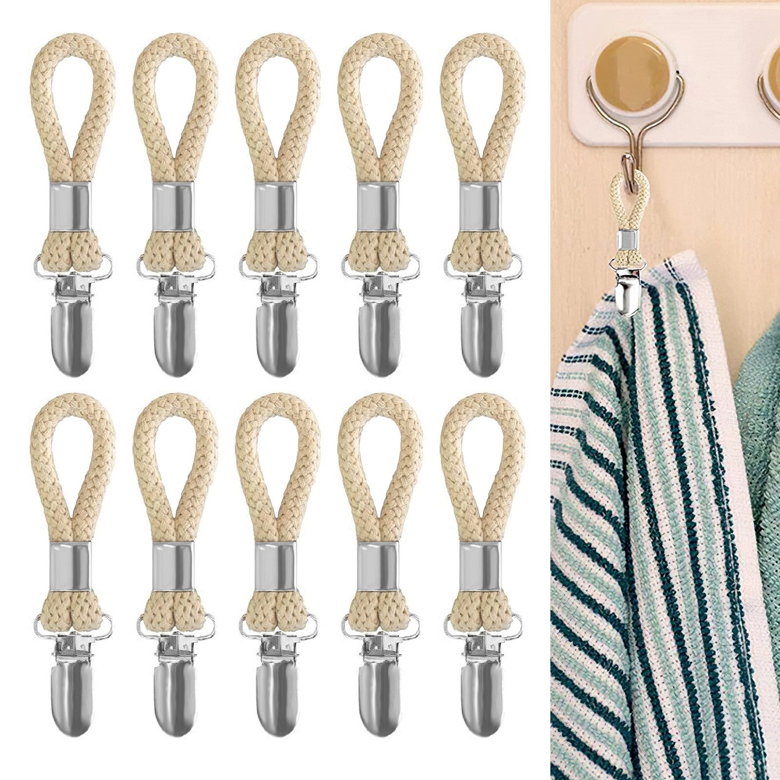 BlingBin Handtuchhaken 10 Stück Handtuch Clips günstig online kaufen