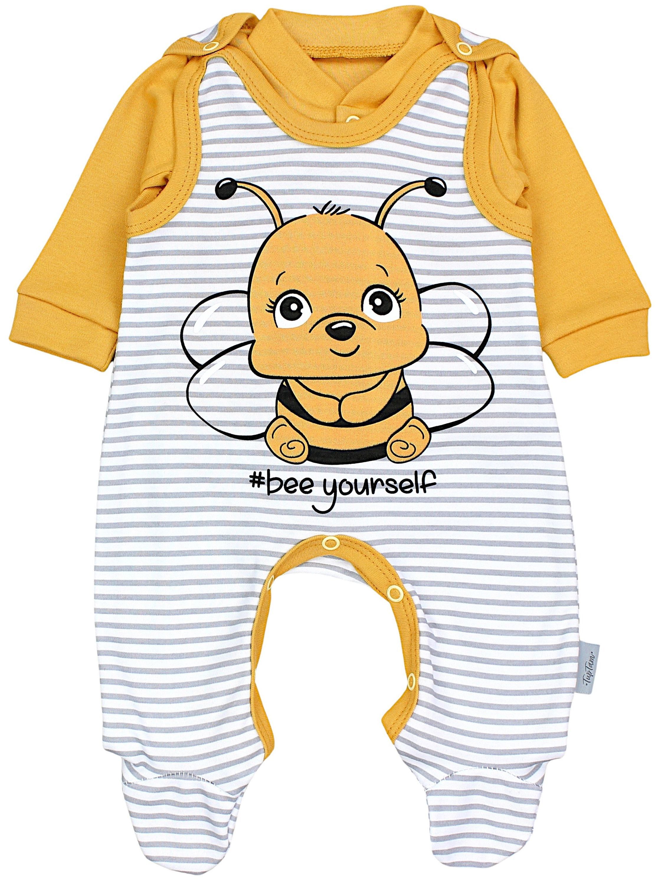 TupTam Ползунки TupTam Baby Mädchen Jungen Ползунки mit Langarmshirt Aufdruck Spruch