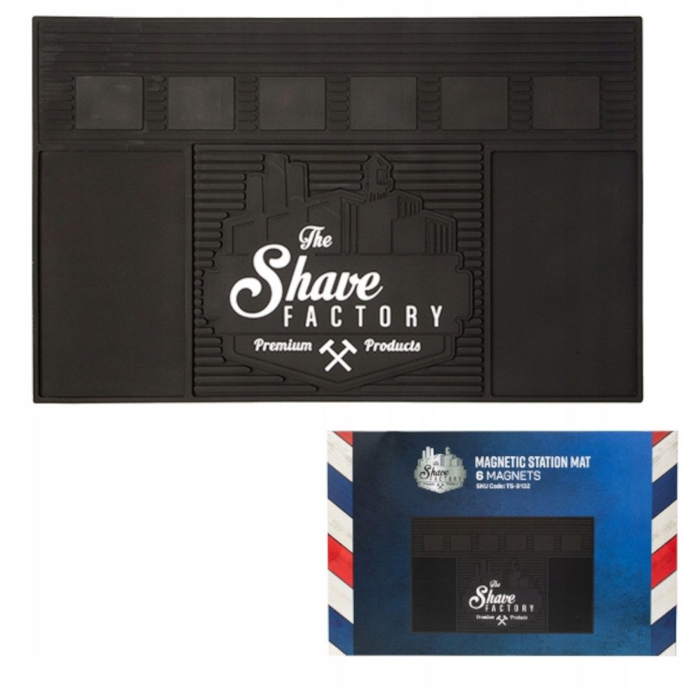 The Shave Factory Scheren-Set Magnetic Station Mat Magnetische Mattenstation – 6 Magnete