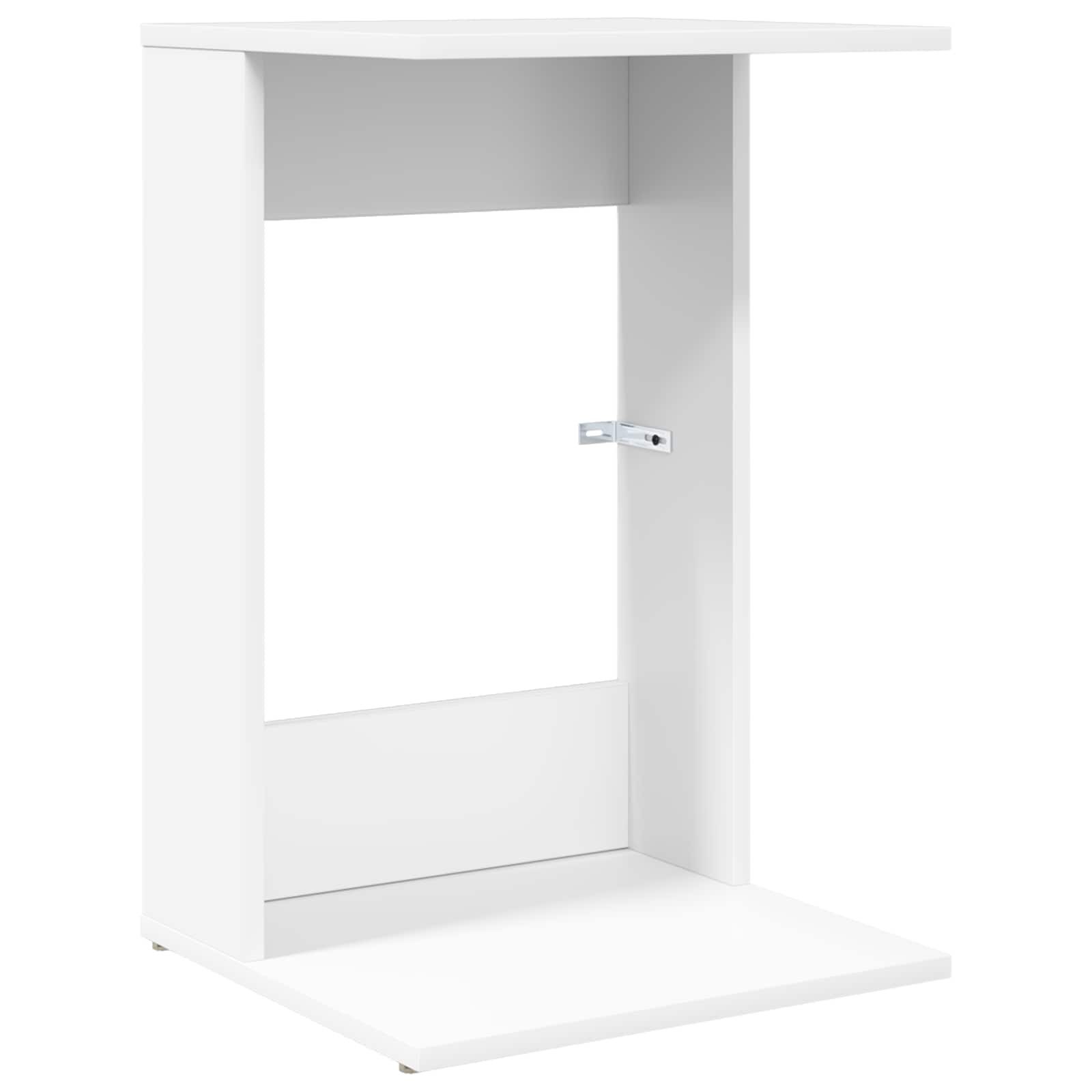 vidaXL Beistelltisch Beistelltisch Weiß 40 x 38 x 62,5 cm Holzwerkstoff (1-St)