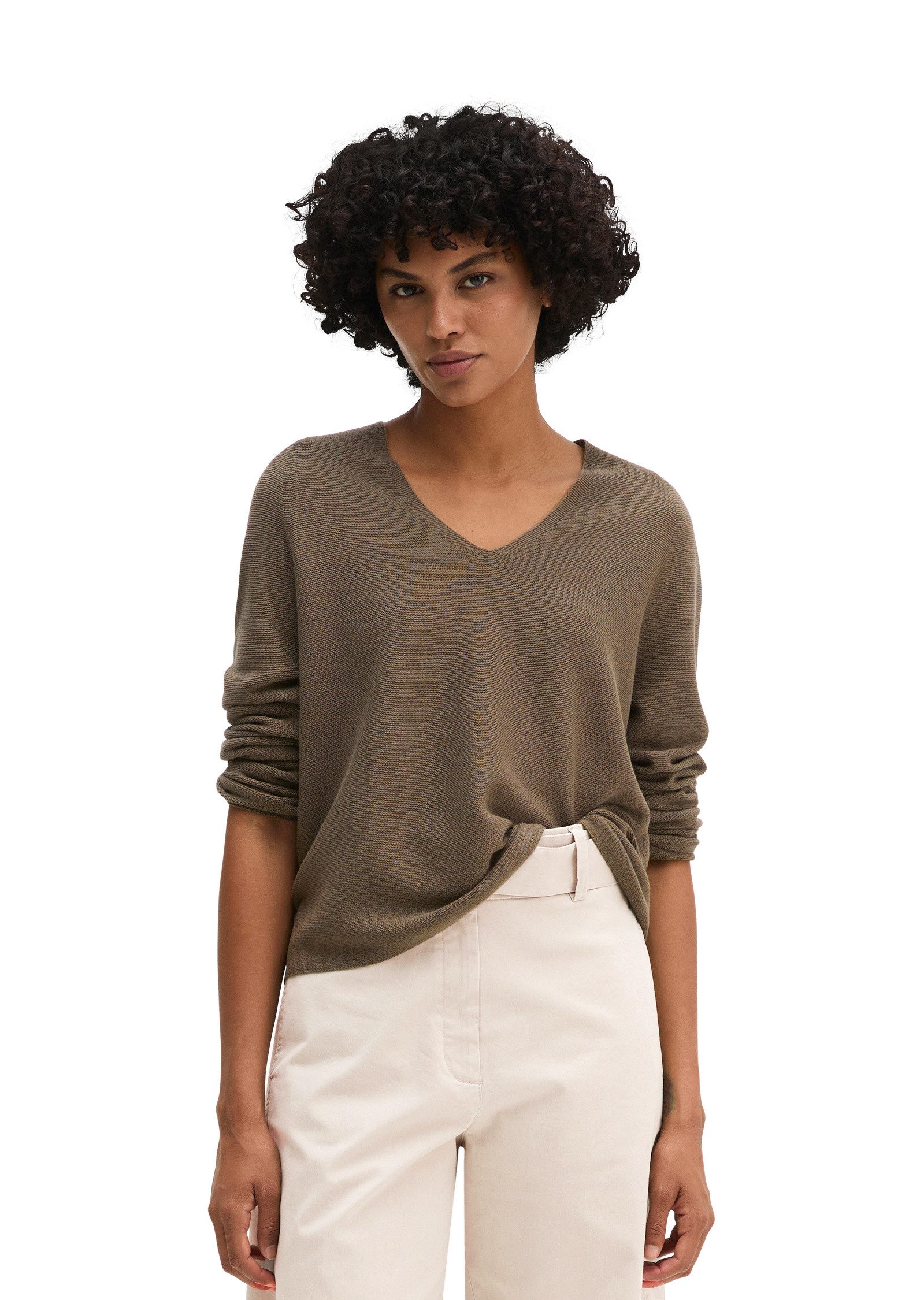Marc O'Polo Strickpullover aus reiner Bio-Baumwolle