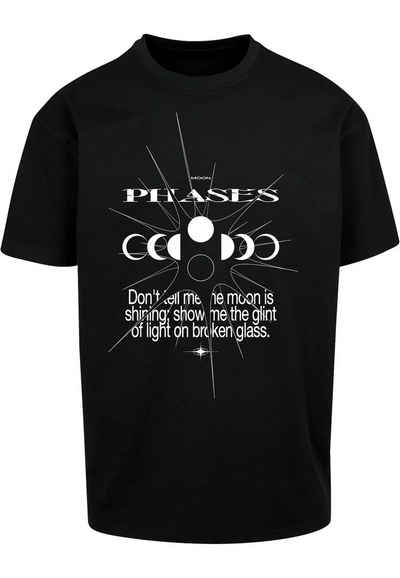 MisterTee Kurzarmshirt MisterTee Unisex Moon Phases Tee (1-tlg)