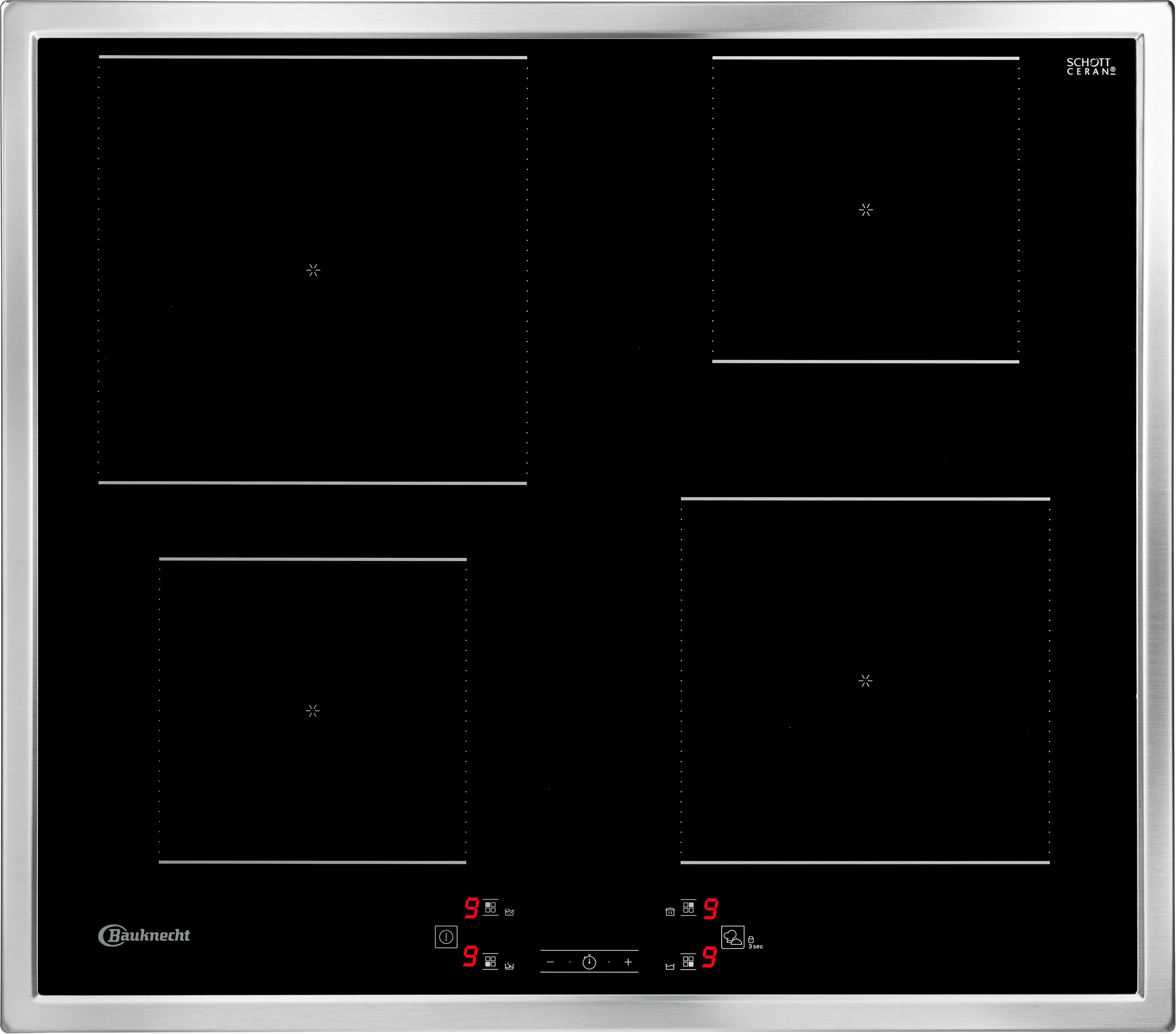 BAUKNECHT Induktions-Kochfeld von SCHOTT CERAN® BQ 2760S FT