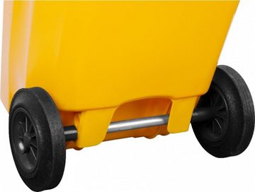 PROREGAL® Mülltrennsystem Mülltonne MGB 120 Liter HDPE-Kunststoff Gelb