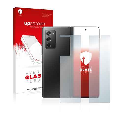 upscreen flexible Panzerglasfolie für Samsung Galaxy Z Fold 2 5G (Display+Rückseite), Displayschutzglas, Schutzglas Glasfolie klar