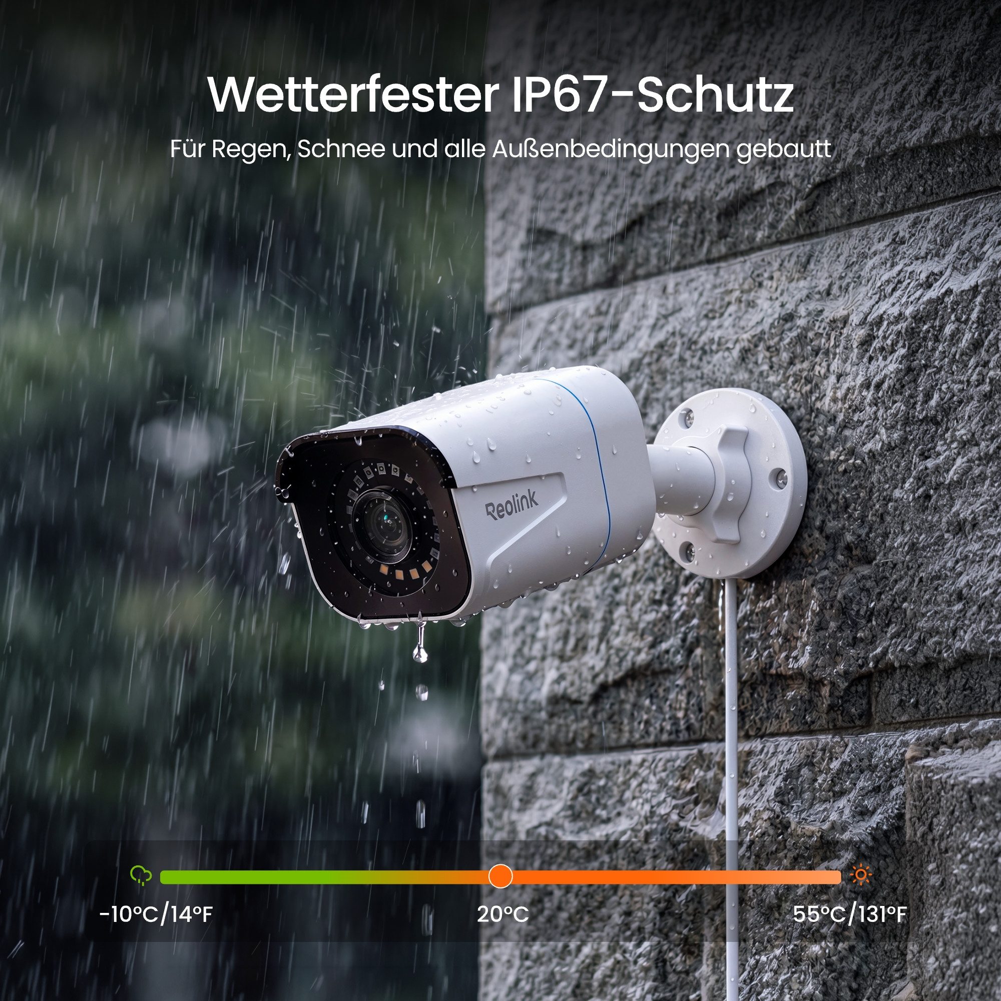 Reolink Überwachungskamera RLC-810A (Außenbereich, Innenbereich, 1-tlg., Personen-/Fahrzeugerkennung, Smart Home, IR Nachtsicht,8MP,4K) – Bild 4 von 5