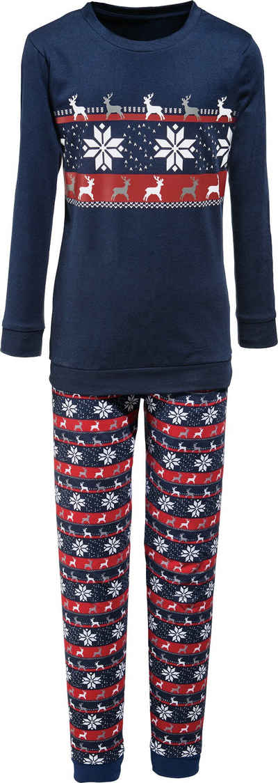 Erwin Müller Pyjama »Kinder-Schlafanzug« Single-Jersey gemustert