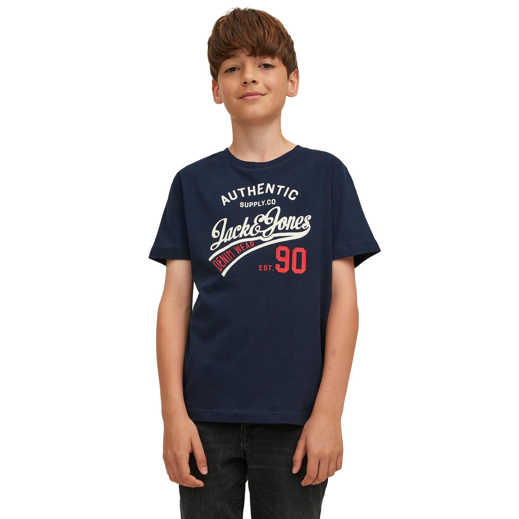 Jack JJETHAN Jones CREW Pack T-Shirt T-Shirts, & Jones 3er Junior Jack - & Jungen TEE