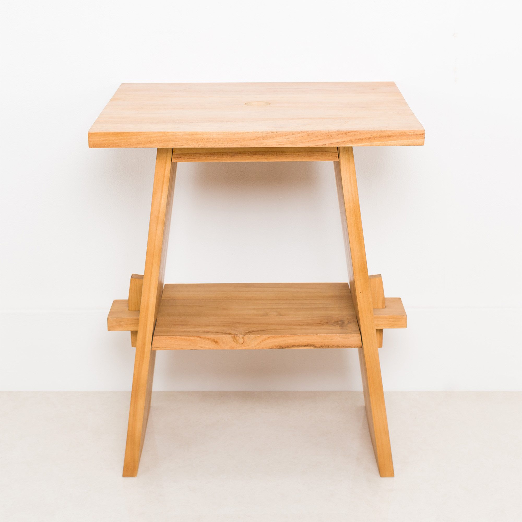 wohnfreuden Waschbeckenunterschrank Teakholz Waschtisch ZEN 60 cm breit