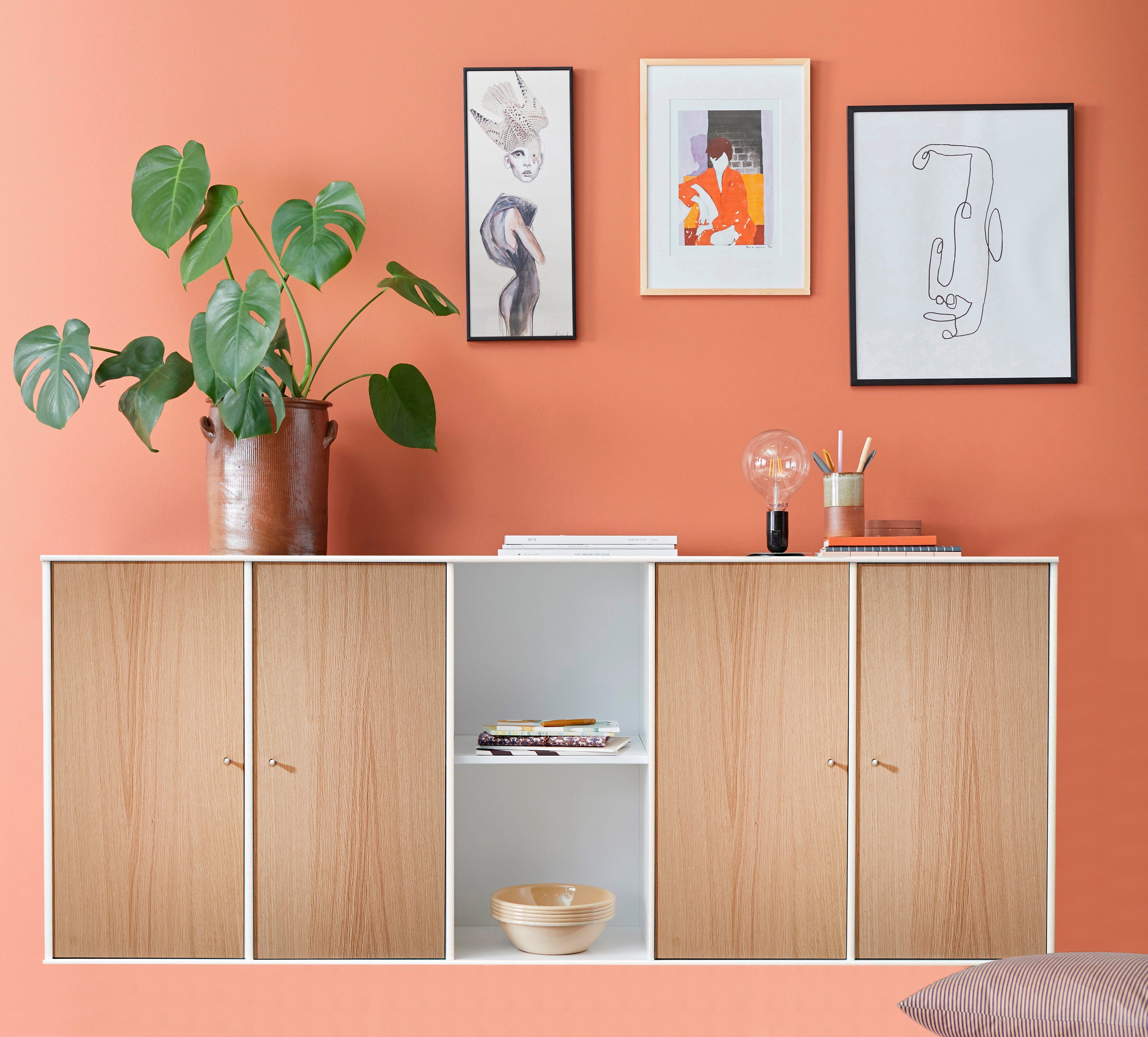 Hammel Furniture Türfront Mistral Kubus 063, Tür passend zur Sideboard & Bücherregal (2 St), (2 St), als Ergänzung für Korpus 025, 026, 116 und 117, Breite: 32 cm