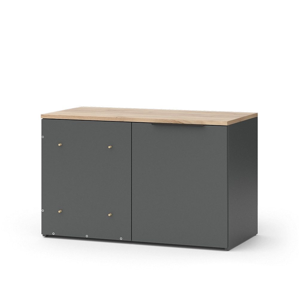 Vicco Highboard Wido, Anthrazit/Sonoma, 80 x günstig online kaufen