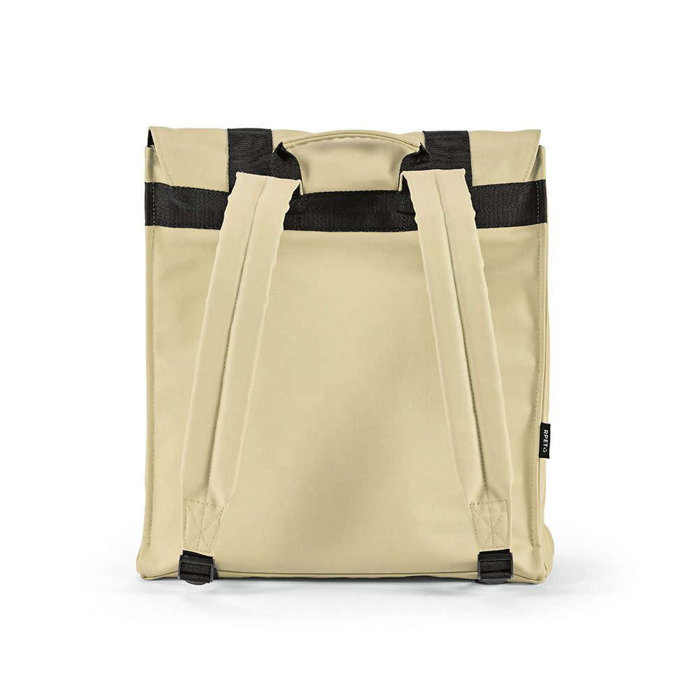 CABBEL Rucksack Rucksack 22L Laptop 17 Zoll rPET nachhaltig robust leicht 0,648kg (Rucksack, 1-tlg., Einzelartikel), Beige, 56% recycelt, 22 Liter, 35x38x14 cm, 0,648 kg, rPET, Laptopfach