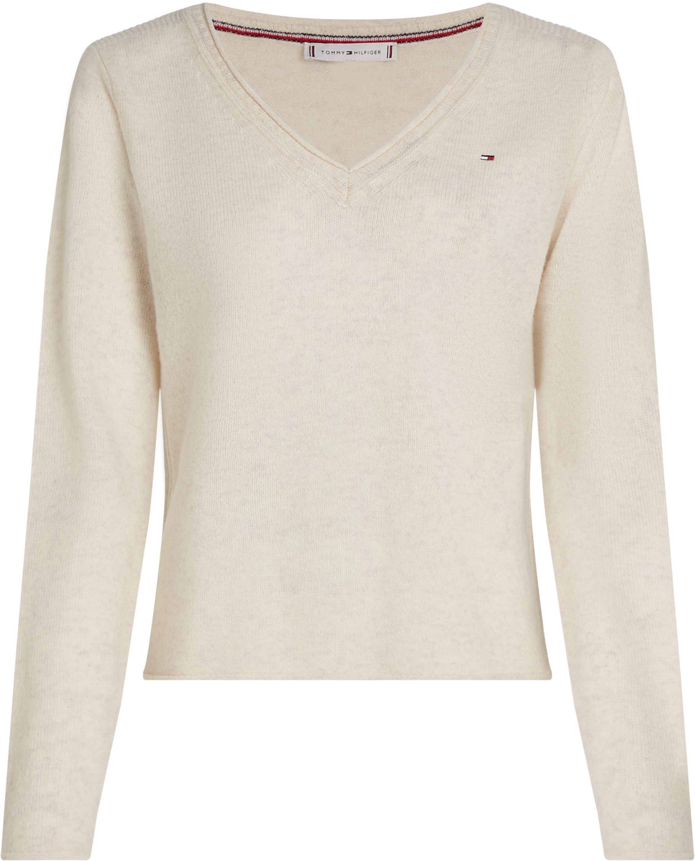 Tommy Hilfiger Strickpullover SOFT WOOL V-NK günstig online kaufen
