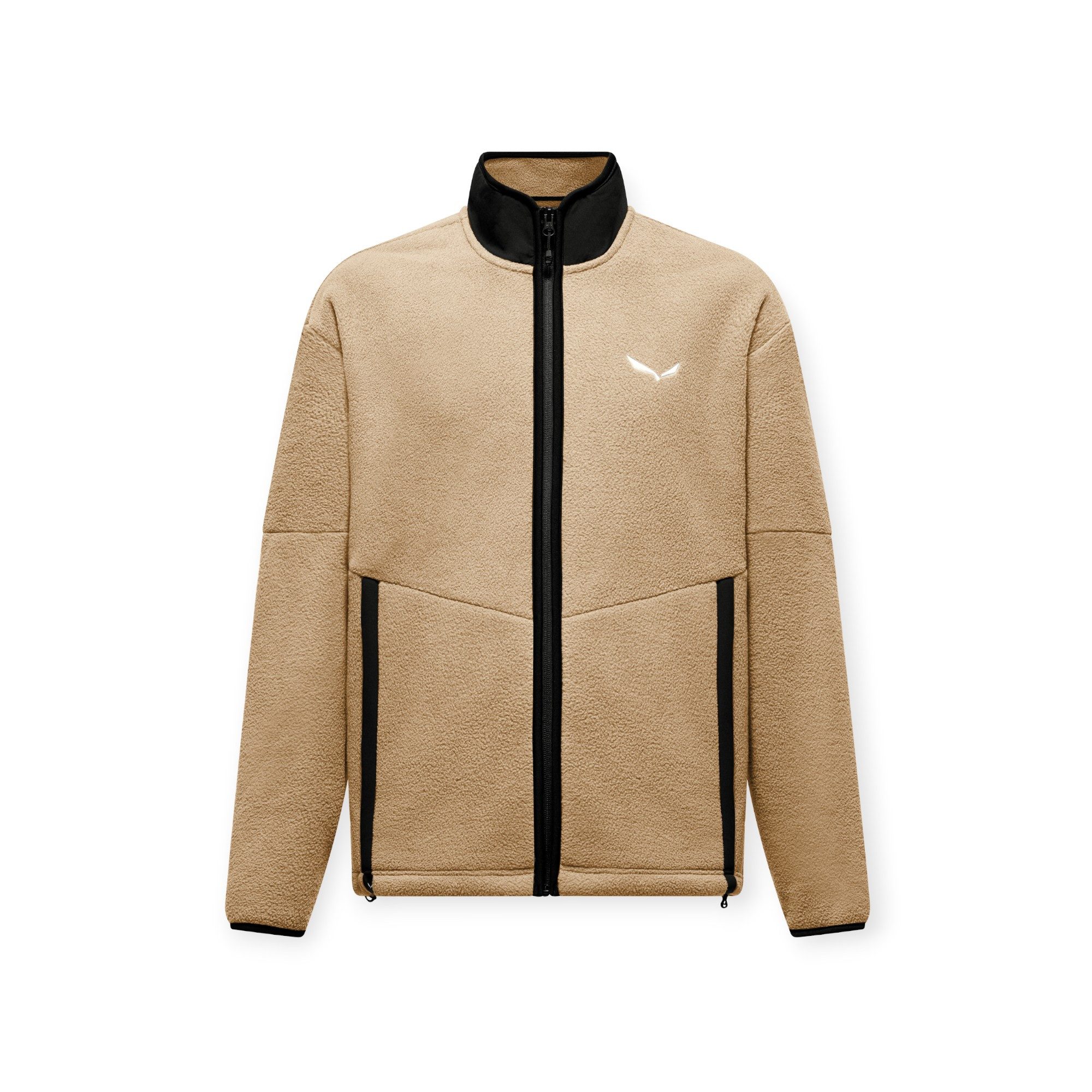 Salewa Fleecejacke Fanes Full-Zip (warm, Flauschige Textur) beige Herren
