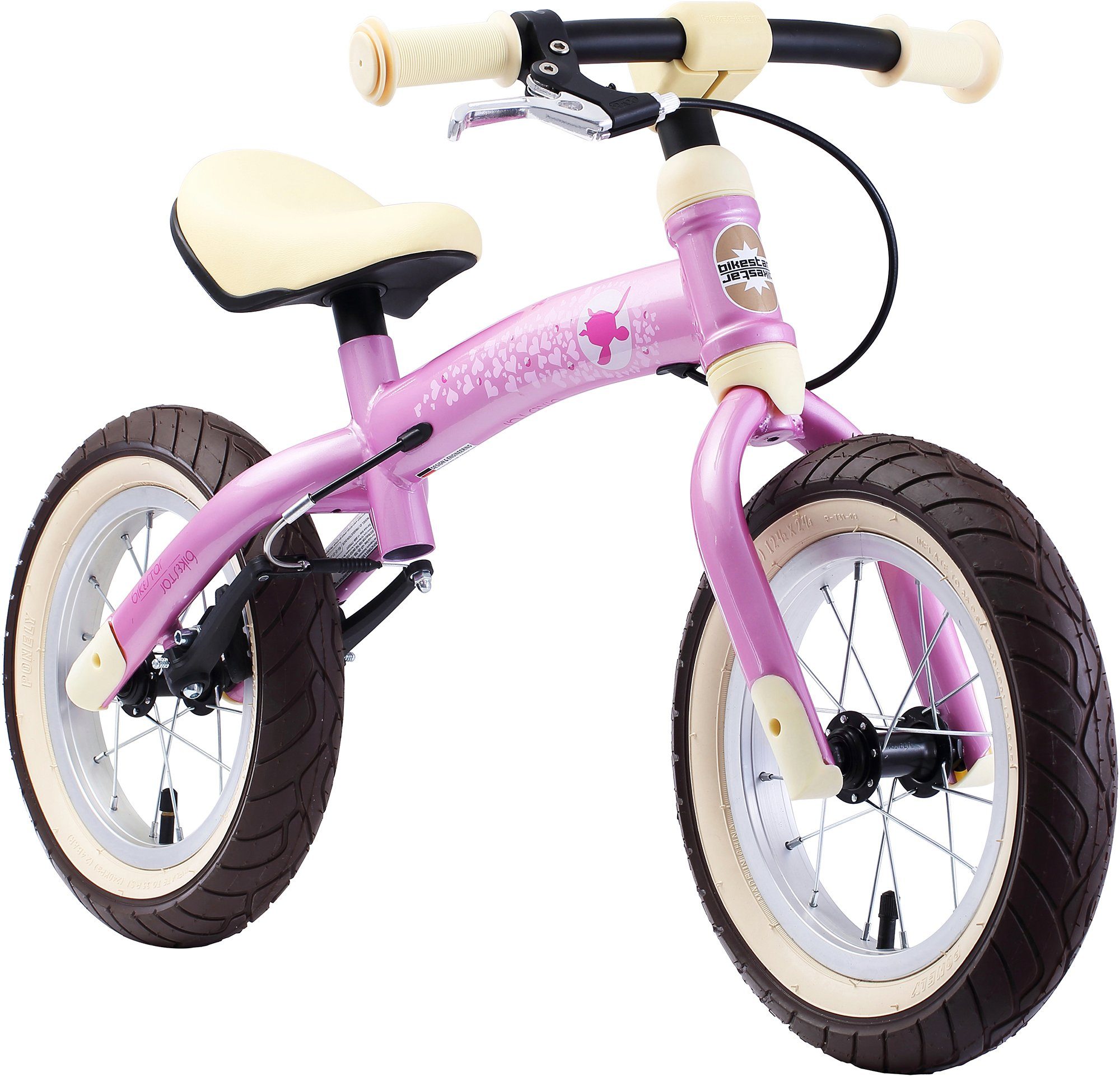 Flex Zoll 12 pink Bikestar Laufrad