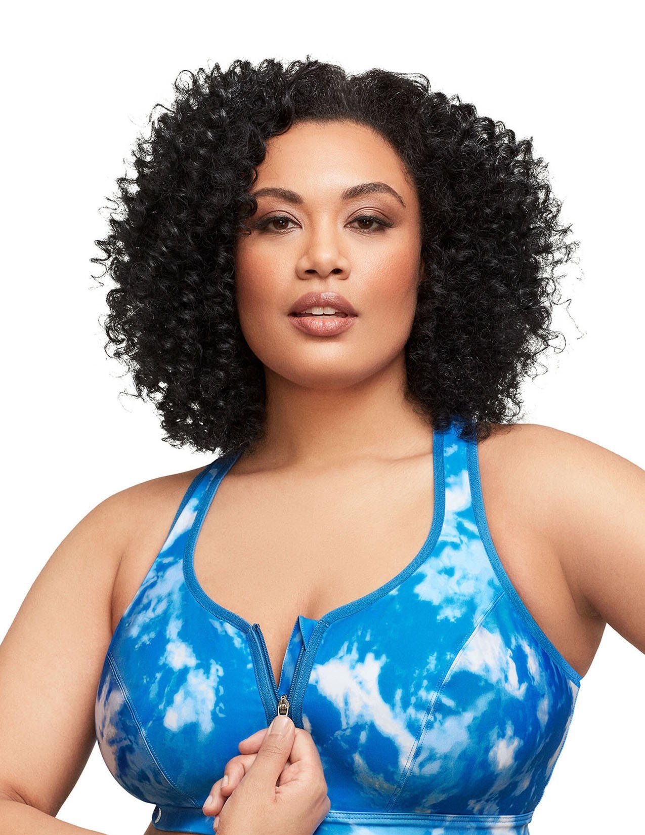 GLAMORISE Bügelloser BH Sport-BH mit Reißverschluss vorn günstig online kaufen