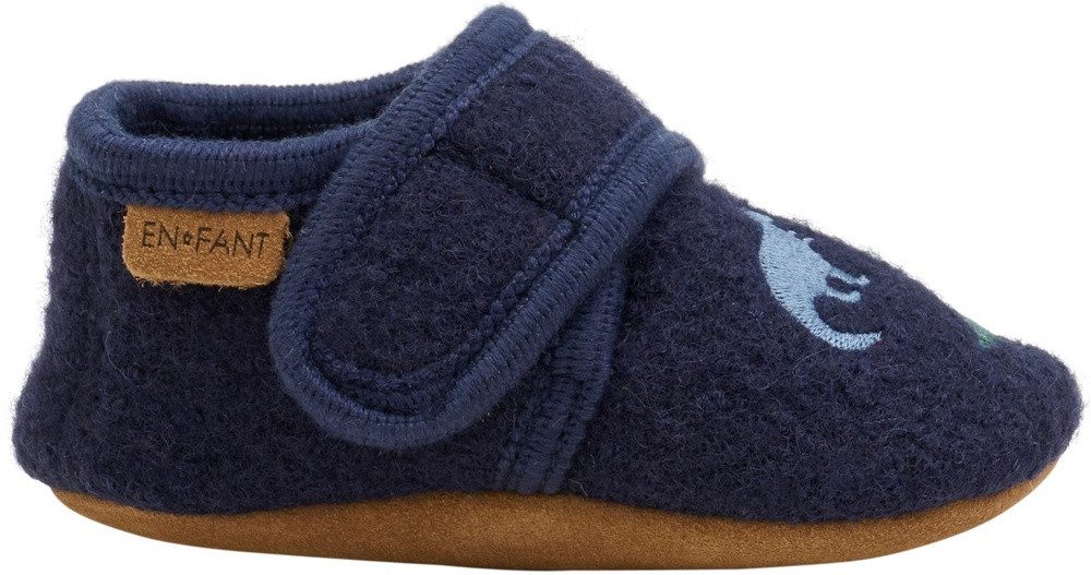 EN FANT Wool Slippers with Embroidery Hausschuh