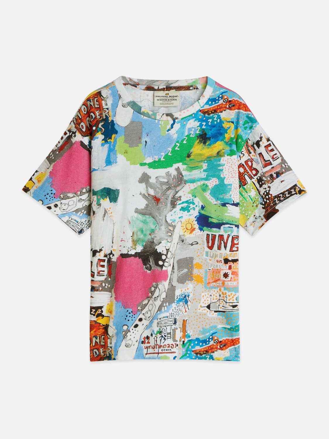 Scotch & Soda T-Shirt Scotch & Soda Kids T-Shirt „Basquiat Unbreakable“ – Relaxed Fit