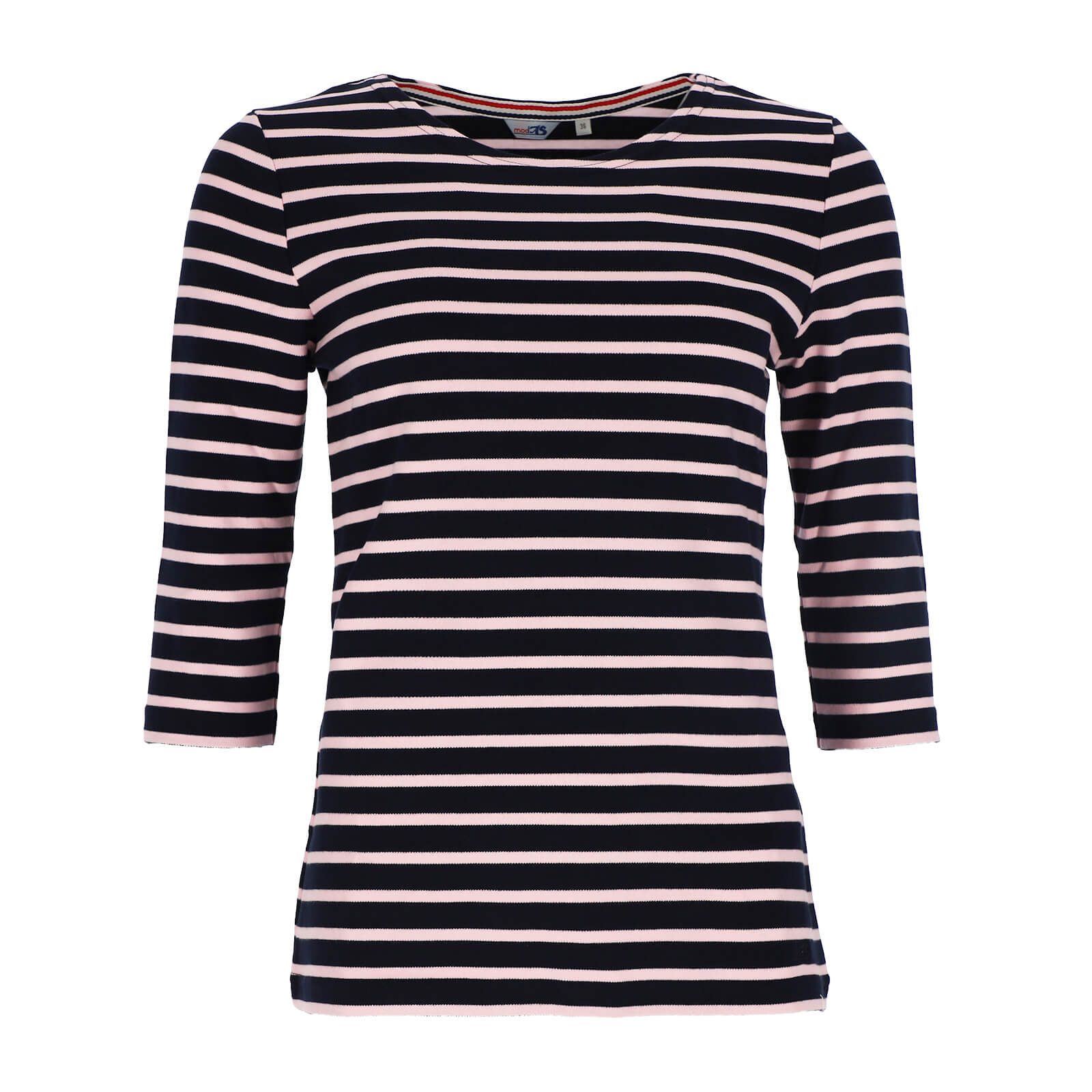 modAS 3/4-Arm-Shirt Bretonisches Damenshirt Rundhalsshirt mit günstig online kaufen