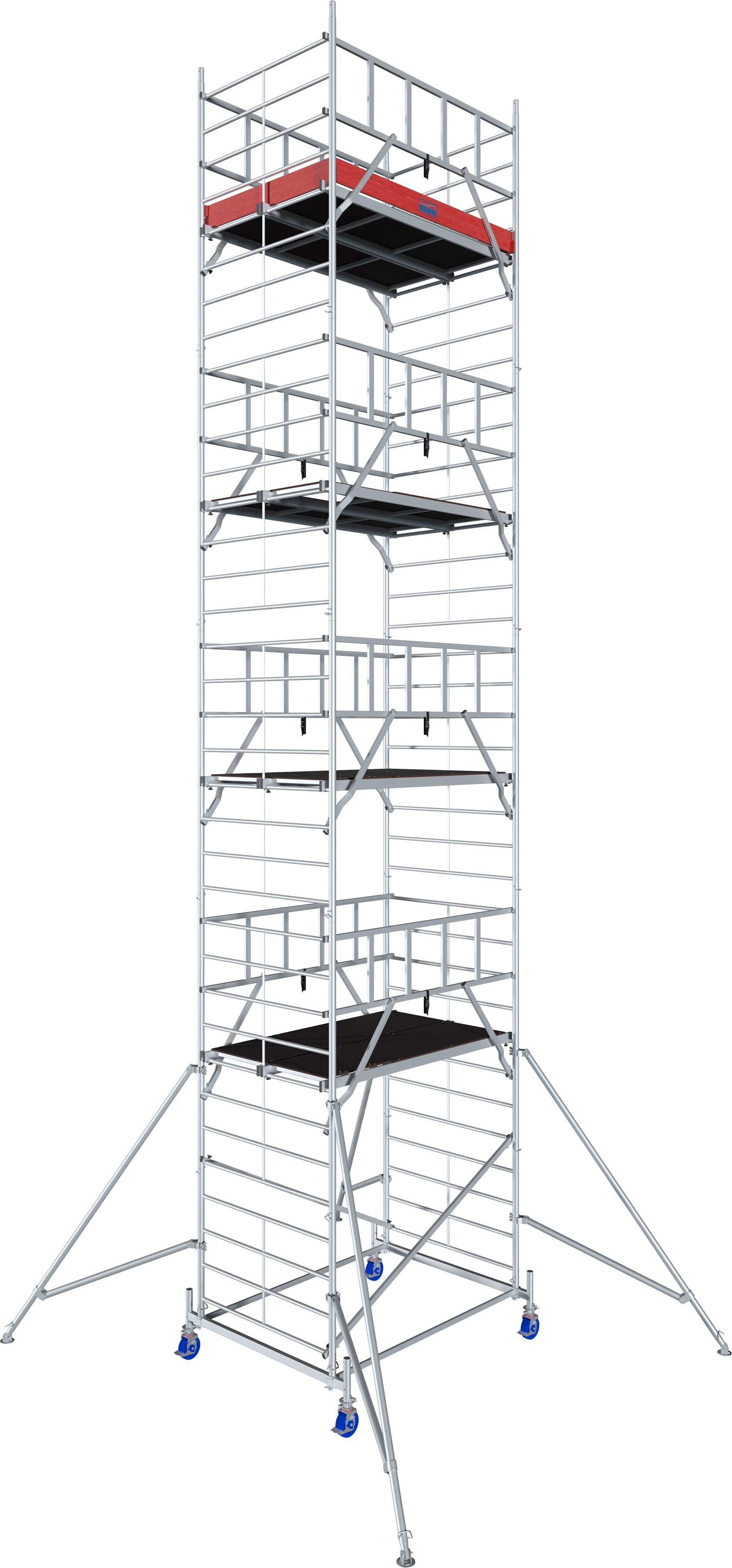 KRAUSE Fahrgerüst XXL 10,3 ProTec Meter Breitaufbau, (Set), Arbeitshöhe