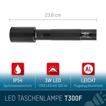ANSMANN AG LED Taschenlampe LED-Taschenlampe - 5W LED sehr hell, Fokussierbar, Lange Leuchtdauer