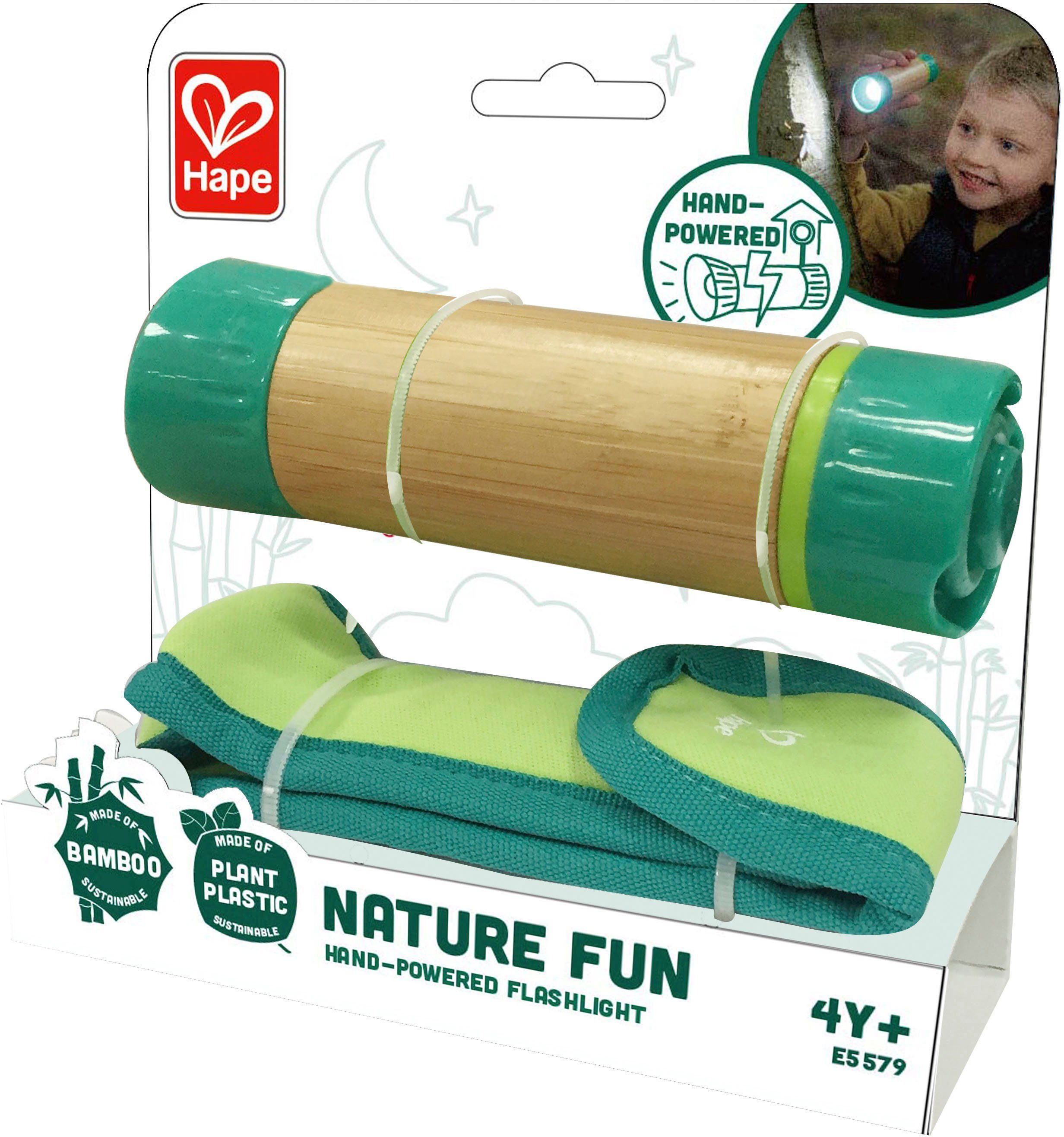 Hand-Taschenlampe, für Kinder Hape Natur Fun, Taschenlampe