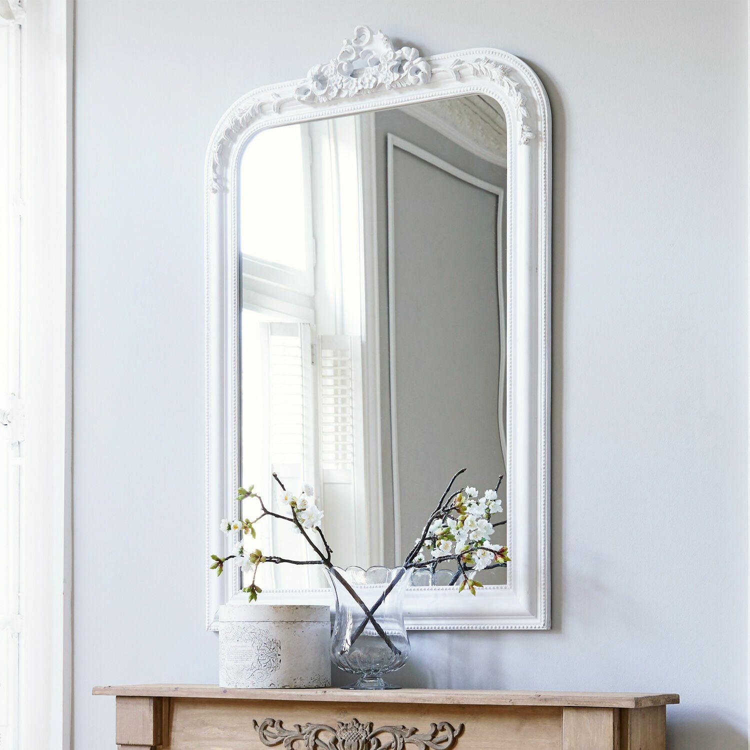 Mirabeau Spiegel Spiegel Aubais antikweiß