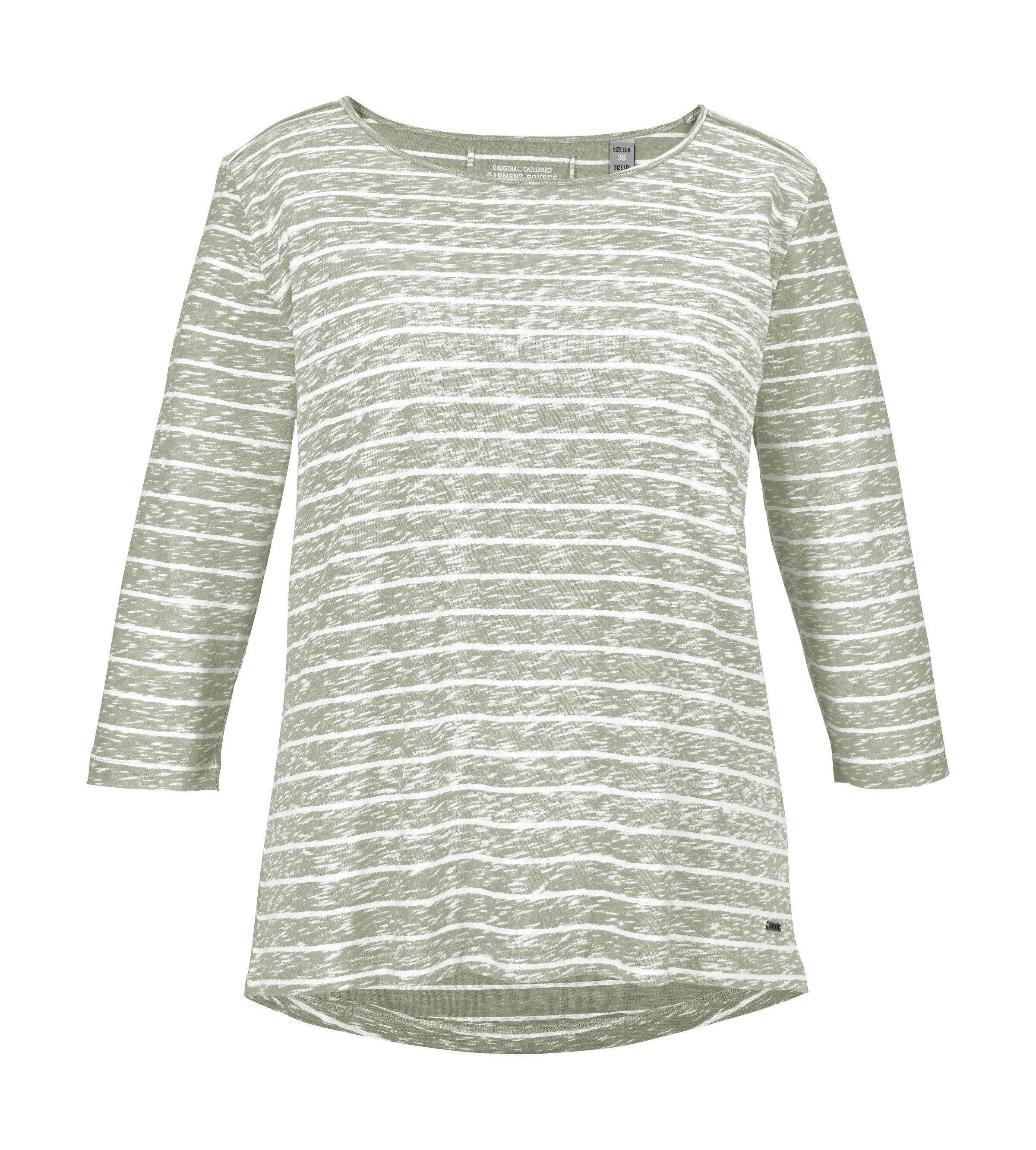 G.I.G.A. DX by killtec T-Shirt GS 26 WMN TSHRT Gestreiftes 3/4-Arm T-Shirt, 100% Baumwolle, Carbon Finish
