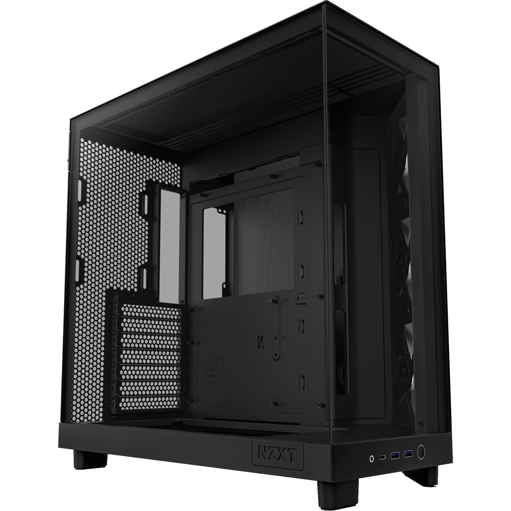 PC-Gehäuse NZXT H6 Flow RGB, Tower-Gehäuse, (Tempered